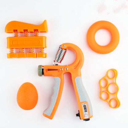 WOM - Adjustable Hand Grip Strength Trainer with Finger Exerciser