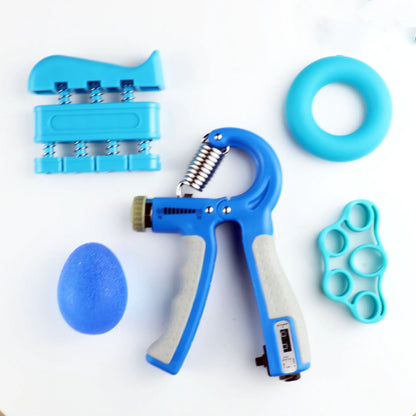 WOM - Adjustable Hand Grip Strength Trainer with Finger Exerciser